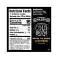 Java House Bag in Box Colombian Cold Brew Coffee Nutrition Java House Bag in Box Colombian Cold Brew Coffee Nutrition