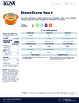 Ken's Foods 2oz Boom Boom Sauce Dipping Cup Nutrition