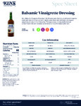 Ken's Foods 32oz Balsamic Vinaigrette Nutrition