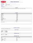 Kervan Gummi Crocodiles 5 lb. Nutrition Sheet