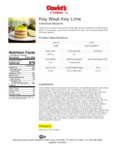 Annie's Key Lime Nutrition Annie's Key Lime Nutrition