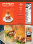 King's Hawaiian Sweet Sliced Dinner Rolls 24 Pack Spec Sheet