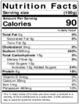Lee Kum Kee Gluten-Free Soy Sauce Nutrition Information