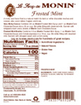 Nutrition / Ingredient Label