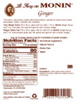 Nutrition / Ingredient Label