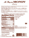 Nutrition / Ingredient Label
