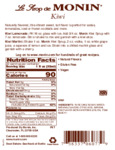 Nutrition / Ingredient Label