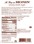 Nutrition / Ingredient Label