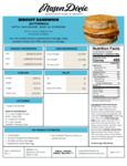 MDF Buttermilk Biscuit Melt Sandwich 36ct Spec Sheet MDF Buttermilk Biscuit Melt Sandwich 36ct Spec Sheet