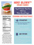 Mind Blown Crab Cakes Nutritional Info 
