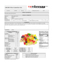 TR Topper Mini Gummi Bear Nutrition