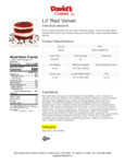 Annie's Lil Red Velvet Nutrition Annie's Lil Red Velvet Nutrition