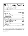 Nutrition / Ingredient Label