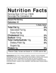 Nutrition / Ingredient Label Nutrition / Ingredient Label