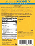 Monin 1 liter sugar free chocolate nutrition Monin 1 liter sugar free chocolate nutrition