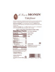 Monin Elderflower Nutrition