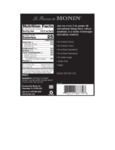 Monin 375 mL Mango Concentrated Flavor Nutrition Information Monin 375 mL Mango Concentrated Flavor Nutrition Information