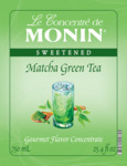 Monin Matcha Syrup 750ML Nutrition