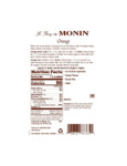 Monin Orange Syrup Nutrition Monin Orange Syrup Nutrition