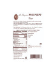 Monin Pear Nutrition Monin Pear Nutrition