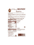 Monin Raspberry Nutrition
