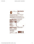 Monin Rose Nutrition