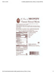 Monin Toasted Almond Mocha Nutrition Monin Toasted Almond Mocha Nutrition