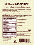 Nutrition / Ingredient Label
