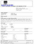 NLN-PO-ALB-B80 Nutrition Sheet NLN-PO-ALB-B80 Nutrition Sheet