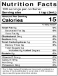 Nielsen-Massey 18 oz. Chocolate Extract Nutrition Information