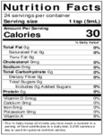 Nielsen-Massey 4 oz. Orange Extract Nutrition Information