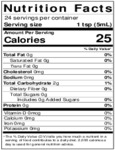 Nielsen-Massey 4 oz. Orange Blossom Water Nutrition Information
