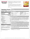Nutrition 873MIC54212_EGG LIQUID MIX TRADITIONAL SCRAMBLED FROZEN 46025-54212-00