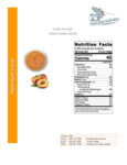 115EHPEACHDR_Peach Puree_Nutrition