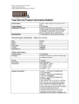 Nutrition Sheet