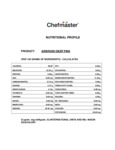 Chefmaster 9 oz. Deep Pink Airbrush Color Nutrition Information