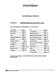 Chefmaster 9 oz. Metallic Silver Airbrush Color Nutrition Information Chefmaster 9 oz. Metallic Silver Airbrush Color Nutrition Information