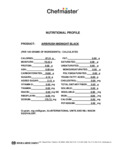 Chefmaster 9 oz. Midnight Black Airbrush Color Nutrition Information