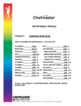 Chefmaster 9 oz. Neon Brite Blue Airbrush Color	Nutrition Information