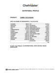 Chefmaster Candy-Flo Nutrition Information Chefmaster Candy-Flo Nutrition Information