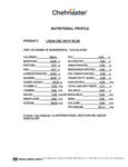 Chefmaster 10.5 oz. Navy Blue Liqua-Gel Food Coloring Nutrition Information