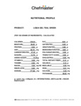 Chefmaster 10.5 oz. Teal Green Liqua-Gel Food Coloring Nutrition Information