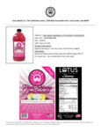 SYRUP ENERGY CONC PINK LEMONADE SKINNY 64 OZ. LOTUS nutrition