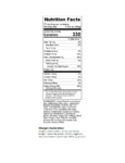 Original Bagel 4.5 oz Chocolate Chip 876OB97120 Nutrition Label Original Bagel 4.5 oz Chocolate Chip 876OB97120 Nutrition Label