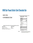 Kind Peanut Butter Dark Chocolate Nutrition