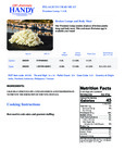 Handy 1 lb. Premium Lump Crab Meat Nutrition Information