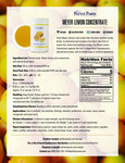 Perfect Puree Meyer Lemon Nutrition Perfect Puree Meyer Lemon Nutrition