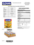 GOYA 26 oz. Whole Jalapeno Peppers Nutrition Information GOYA 26 oz. Whole Jalapeno Peppers Nutrition Information