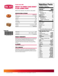 Rich's Plain Cake Donut Nutrition