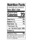Polar Ginger Ale Nutrition